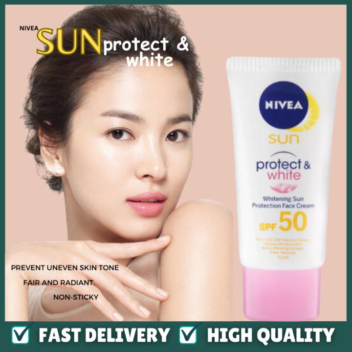 SUPER TRENDING Nivea Sun Protect & White Water Resistant And Non Sticky