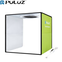 PULUZ Lightbox มินิสตูดิโอถ่ายกล่องไฟที่มี6สีฉากหลังถ่ายภาพเต็นท์ชุด80ชิ้น LED Light Room พับถ่ายภาพแสง