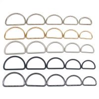 【CC】∈✗  10pcs/lot half-rings Multi-Purpose Alloy Round D ring Accessories for Luggage Dog Leashes Handbag Shoes