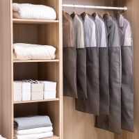 Non-woven Clothes Covers Garment Suit Dress jacket coat Dust cover Home Waterproof Dustproof Clothes organizer Suit cover Wardrobe Organisers