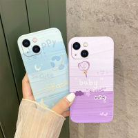 เคสสำหรับ iPhone 14 Plus กระต่ายน่ารักการ์ตูนหมีน่ารักพร้อมฝาครอบโทรศัพท์ลายการ์ตูนน่ารักข้าง IPhone14plus เคสนิ่ม TPU