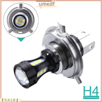 【 Umedf】??ไฟหน้ารถมอเตอร์ไซค์ H4,หลอดไฟหลอดไฟหน้า18 LED แบบ SMD 6500K 12-24V