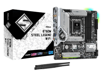 MAINBOARD (เมนบอร์ด) ASROCK B760M STEEL LEGEND WIFI (DDR5) (SOCKET LGA 1700) (MICRO-ATX)