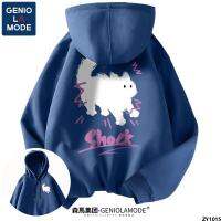 เสื้อกันหนาวมีฮู้ด GENIOLAMODE ฤดูใบไม้ร่วงคู่เสื้อแจ็คเก็ตลำลองผู้ชาย Semir Group แบรนด์แฟชั่นแขนยาวใหม่