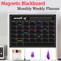 Children Magnetic Blackboard Month Planner for Kids Fridge Sticker Dry Erase Calendar Board Message Table Menu Whiteboard