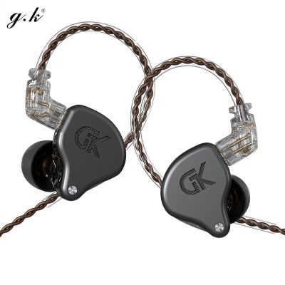 ~ GK GS10 4BA+1DD 10-unit Hybrid In-Ear Headphones Bass HIFI Monitor Sport Wired Earphones Balanced Armature Headset New Arrival