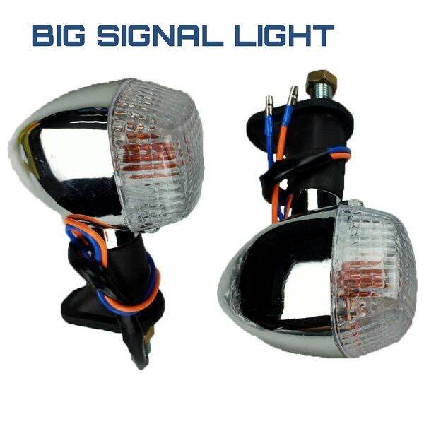 skygo duke Motorcycle Signal Light Set Big Size White Lens Motorcycle