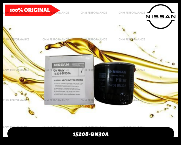 15208-BN30A Nissan Oil Filter - FRONTIER / NAVARA / D40 / NP300 | Lazada