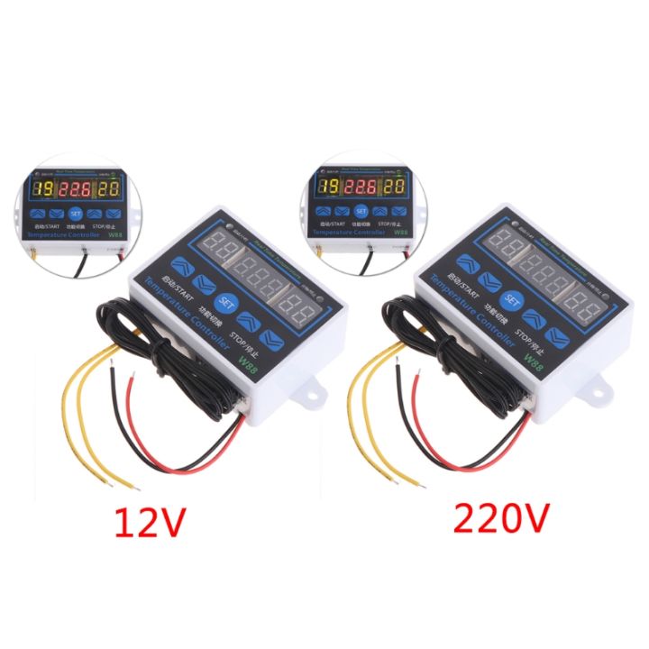 digital-led-temperature-controller-module-digital-thermostat-switch-electronic-thermostat-range-50-110ความละเอียด-c-0-1