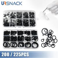 Lamberts 200/225 Pcs O-ring Rubber Gaskets Nitrile Pressure O-Rings NBR Elastic O Rings