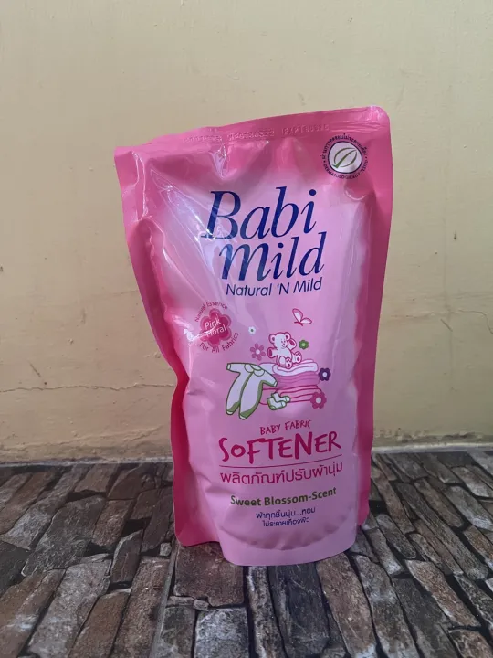 Babi Mild Softener Sweet Blossom Scent เบบี้มายด์ ปรับผ้านุ่ม 600 Ml ...