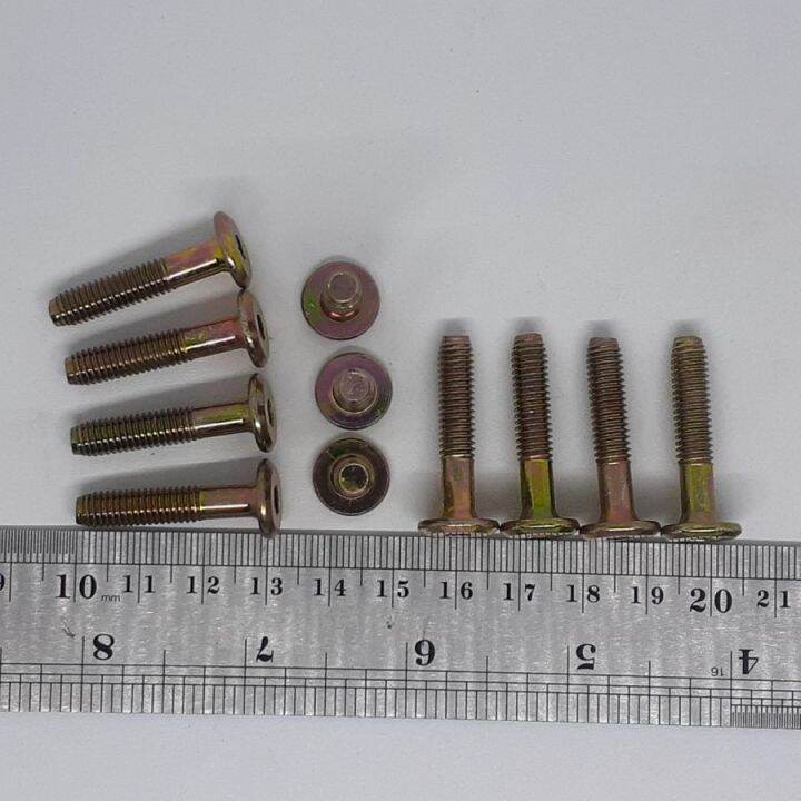 Boulons En Acier Inoxydable M6 X 30 Mm - 50 Pièces - Foto 7