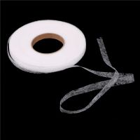 70 Yards White Double Sided Fusible Sewing Fabric Buckram Glue Tape DIY Cloth