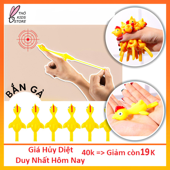 Combo 5 con gà - và combo 2 con gà bắn tường vui nhộn - ảnh sản phẩm 1