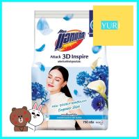 ผงซักฟอก ATTACK 3D INSPIRE BLUE 750gDETERGENT ATTACK 3D INSPIRE BLUE 650ml **ลดราคาจัดหนัก **