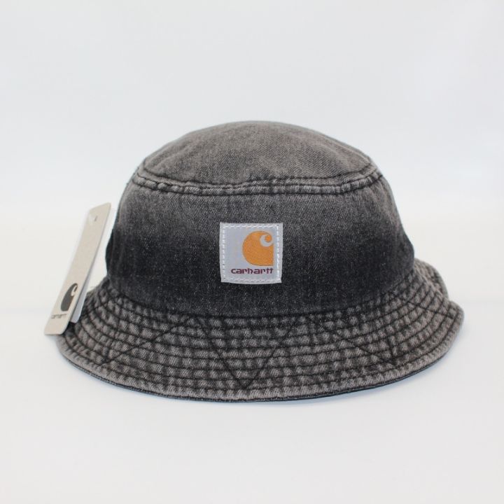 carhartt-คุณภาพสูง-sunhat-การไล่ระดับสี-หมวกชาวประมง-แฟชั่น-ผู้ชายและผู้หญิง-หมวกถัง-หมวกอินเทรนด์