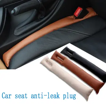 2Pcs Car Seat Gap Filler PU Leather, Auto Crevice Catcher Drop Blocker to  Fill The Side Seat and Console Gap, Universal Vehicle Interior Accessories