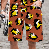 Leopard Print Series Casual Shorts Men 2022 New Mens Clothes Mens Clothing Abstract Pattern Hip Hop Harajuku Short Bape Pants