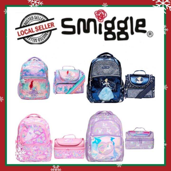 Smiggle Backpack Lunchbag Set - latest design! (Ready stock) | Lazada