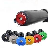 1 Pair Bicycle Grip Handlebar End Cap Aluminium Alloy Lock Mountain Handle Bar Grips End Plugs for Bike Handlebar Accessory Handlebars