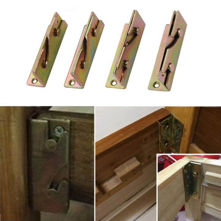 8pcs-4-sets-metal-bed-bracket-thick-bed-frame-connecting-furniture-rail-hook-brackets-hinge-fitting-connector-lock-diy-hardware