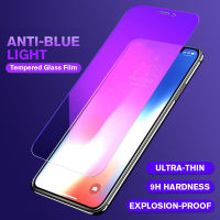 ฟิล์มกระจกถนอมสายตา ANTI BLUE Glass (10D กาวเต็มจอ สำหรับ) iPhone 13/12 Mini 11/12/13 Pro Max 14 Pro Max 14 Plus XS Max X XR 6 6S 7 8 Plus กันมอง เต็มจอ ป้องกันแสงบลูเรย์ กระจกนิรภัยสำหรับ