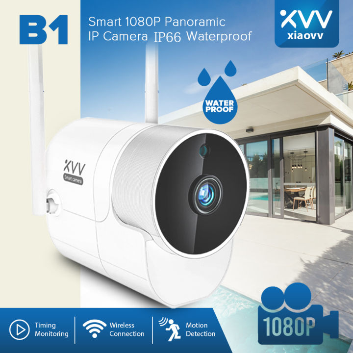 xiaovv-v380-b1-1080p-h-265-กล้องวงจรปิด-กล้องไร้สายมุมกล้อง-180-ip66กันน้ำและกันฝุ่น-ไม่กลัวสภาพแวดล้อมภายนอก-กล้องวงจรปิดกลางแจ้ง-รองรับภาษาไทยได้