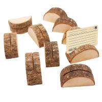 Natural Wooden Place Card Holders Stand Photo Clip Holder Place Card Holder Wedding Party Name Sign Table Numbers Events Decor Clips Pins Tacks