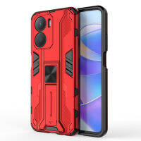 Honor X8 5G/Honor X40/Honor Play 40 Plus Case , EABUY Slim Lightweight Double Layer Rugged Shockproof and Dropproof Bracket Protective Case