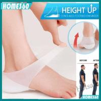 【hot sale】✑卐✶ D18 UP TO 6 CM Gel Hidden Height Increase Comfortable Silicon Insole Heel Protectors Invisible Inner Heightening