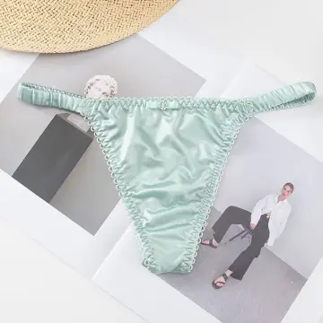 Variety Underwear for Women Women'S Ice Silk Panties Women'S Summer Thin  And Quick Drying Traceless Lace Sexy (Green, M) at  Women's Clothing  store