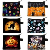 【CW】 Coin Purse Kids Wallet Bat Pumpkin Small Clutch Credit Card Keys Money Storage