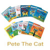 U 12 Book/Set I Can Read The Pete Cat English Books For Kids Story Libros Educational Toys For Children Pocket Reading Livros Art