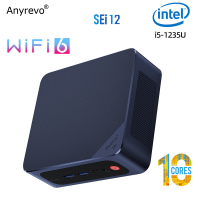 Beelink SEi12 Intel 12th I5 1235U 10แกน12หัวข้อ Lris Xe กราฟิก16กรัม DDR4 3200เมกะเฮิร์ตซ์500กรัม SSD Wifi6 Type C คอมพิวเตอร์ตั้งโต๊ะ