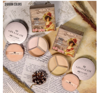 GINA GLAM HD COVER SILK THREE COLORS LOOSE POWDER G52 แป้งฝุ่นโปร่งแสง **ของแท้ พร้อมส่ง