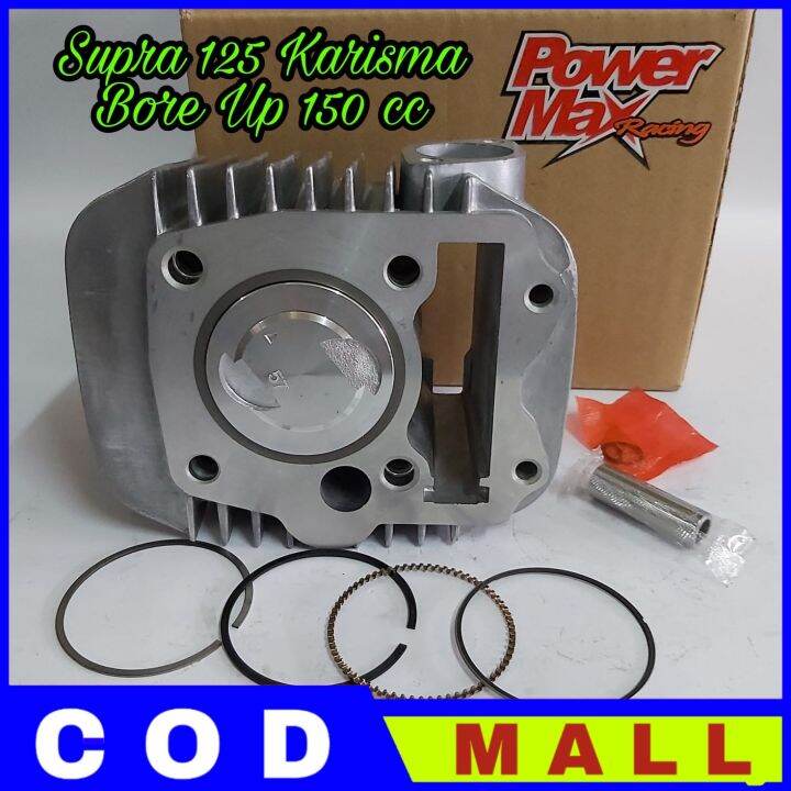 Blok Mesin Karisma Supra 125 Bore Up Piston 57 dan 60 mm Power Max Racing Lazada Indonesia
