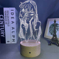 Anime Acrylic 3D LED Night Light Junji Ito Collection Tomie Figure For Kids Bedroom Decor Gift Dropshipping 3D Lamp