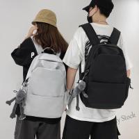 【Ready Stock】 ☃ C23 [Bfuming]15.6-Inch Laptop Backpack High Quality Plain Large Capacity Multi-Layer Fashion School Bag Travel Backpack School Backpacks