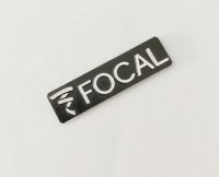 ราคาต่อ 1 ชิ้น โลโก้ โฟคอล ติดลำโพงเสียง มีกาวพร้อมติดตั้ง FOCAL hi - fi speaker tiny logo emblem