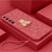 เคส Xiaomi 10 Pro 5G Xiaomi 10 Xiaomi 10S Xiaomi 10เคสโทรศัพท์เบาบางซิลิโคนเหลวนิ่มเคสเคสกันกระแทกมือถือเรียบลายการ์ตูนหมีน่ารักพร้อมสายคล้อง