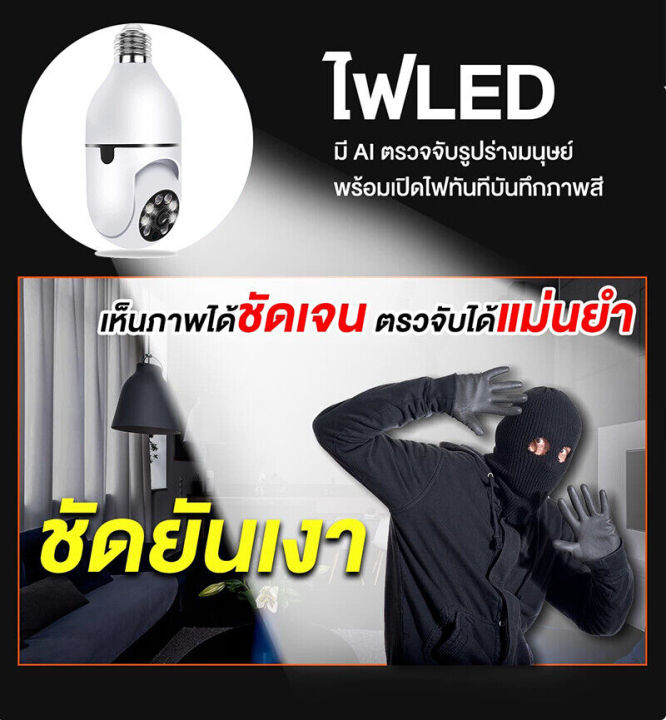 จัดส่ง1-2วัน-กล้องหลอดไฟ-icam365-ip-camera-cctv-ไร้สาย-ดูผ่านมือถือ-กล้องวงจรปิด-360-องศา-2ล้านพิกเซล-wifi-full-hdกล้องอินฟาเรด