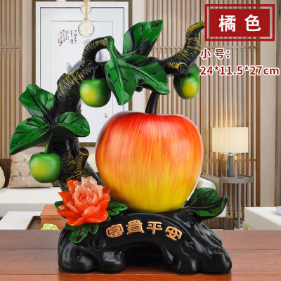 Gui Pingan ของตกแต่งห้องนั่งเล่นในบ้านสไตล์จีนสมัยใหม่ของตกแต่งแอปเปิ้ลมั่งคั่ง