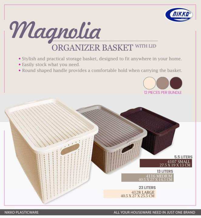 Rattan Style eco tray Rattan storage box organizer with lid Lazada PH