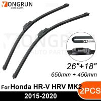 ที่ปัดน้ำฝนด้านหน้ากระจกบังลมสำหรับฮอนด้า HR-V Hrv MK2 2015-2020ยางปัดน้ำฝน26 "+ 18" กระจกหน้ารถอุปกรณ์เสริม2017 2018 2019