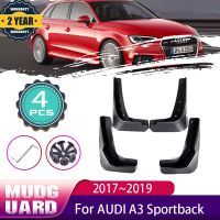 สำหรับ AUDI A3 Sportback MK3ล้อหน้า8V 2017 2018 2019อุปกรณ์เสริมรถยนต์บังโคลนรถบังโคลนแผ่นกันโคลน