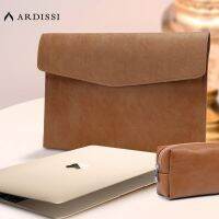 เคสสำหรับ (Macbook Mac Book Ipad) M1อากาศ M2 Pro 13 3 13.6 14 2 12 9นิ้วโฟลเดอร์กระเป๋าครอบผู้ชายหนัง2022 2021 2020