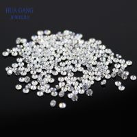 100PCS AAAAA White 0.6 7.5mm Cubic Zirconia Stone Round Brilliant Cut Loose CZ Stones Synthetic Gems Beads For Jewelry