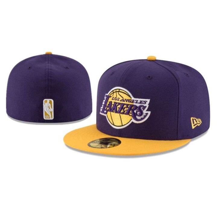 lakers fitted hats