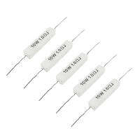 1.0 Ohm 10W Wirewound Ceramic Cement Resistor 5 Pcs