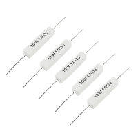 1.0 Ohm 10W Wirewound Ceramic Cement Resistor 5 Pcs